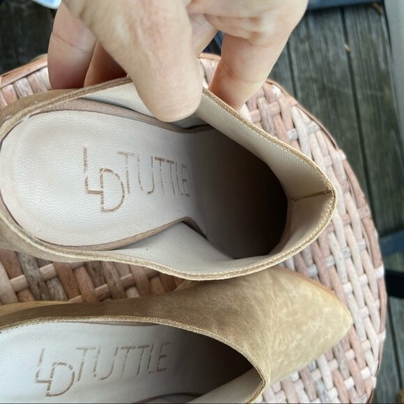 LD Tuttle The Cloak Leather Mules in Aged Tan 37.5 - Picture 8 of 9
